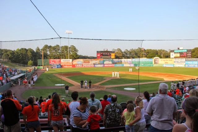 BASEBALL DMV July 7 2014 Arthur W Perdue Stadium Salisbury MD 