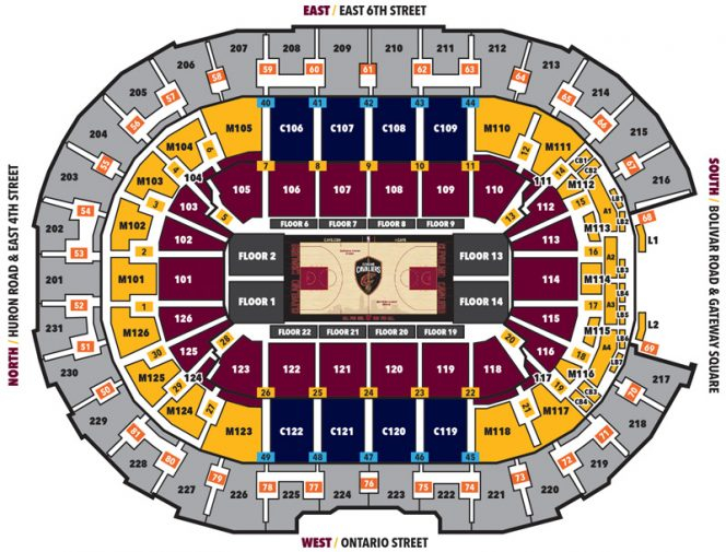 Cleveland Cavaliers Rocket Mortgage FieldHouse Guide Basketball Tripper