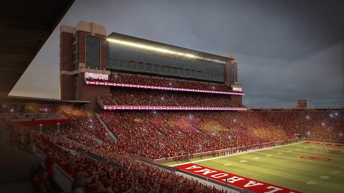 Design Oklahoma Memorial Stadium StadiumDB