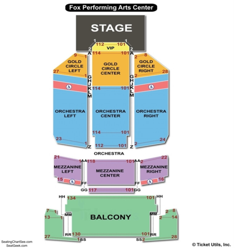 Bristol Riverside Theater Seating Chart