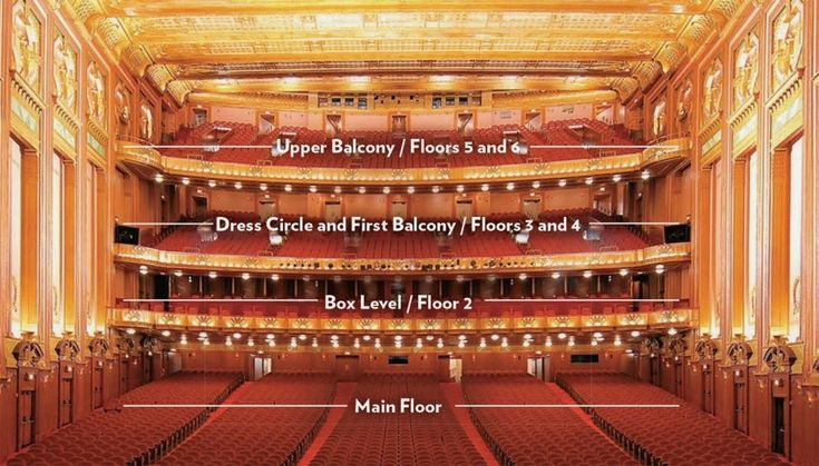 Fox Theater Detroit Interactive Seating Chart Lyric Opera Seating 
