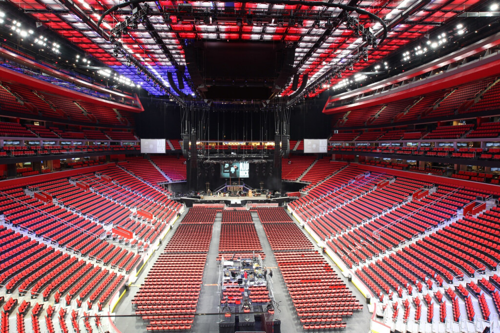 Little Caesars Arena And Elation Custom Light Ceiling In A Class By Itself