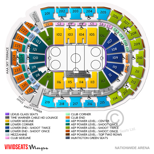 Nationwide Arena Tickets Nationwide Arena Information Nationwide 