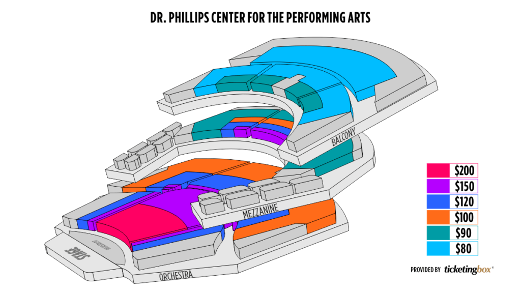 Orlando Dr Phillips Center For The Performing Arts Seating Chart 