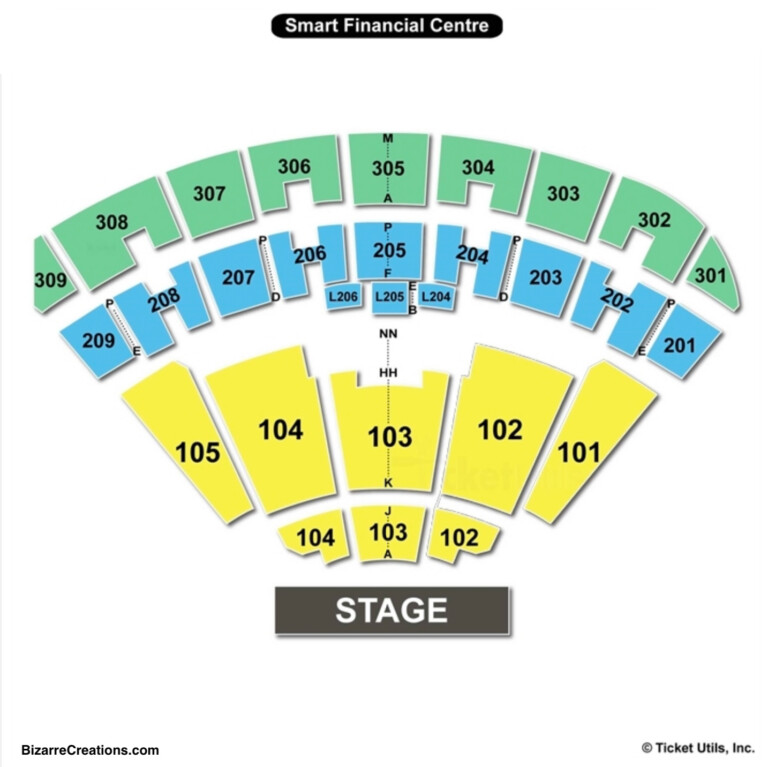 Sugar Land Smart Financial Center Seating Chart