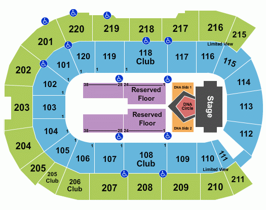 Angel Of The Winds Arena Seating Chart Everett