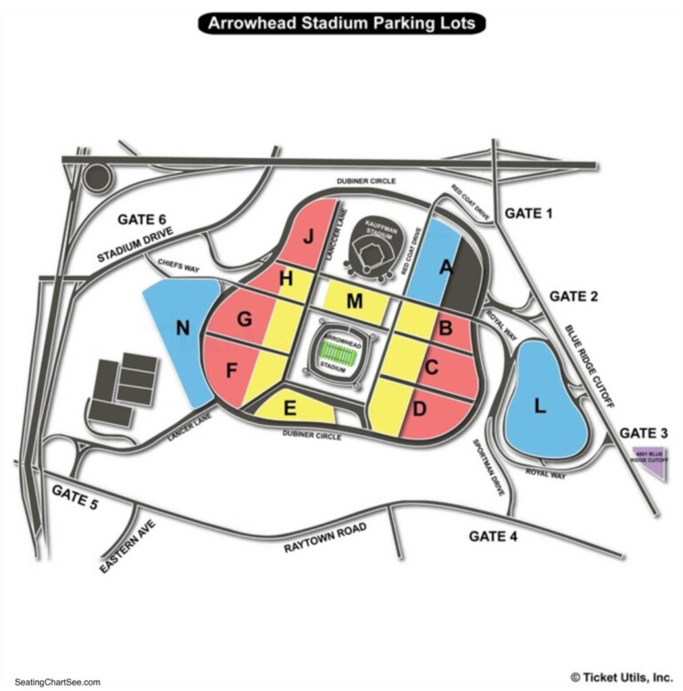 Arrowhead Stadium Seating Chart Seating Charts Tickets