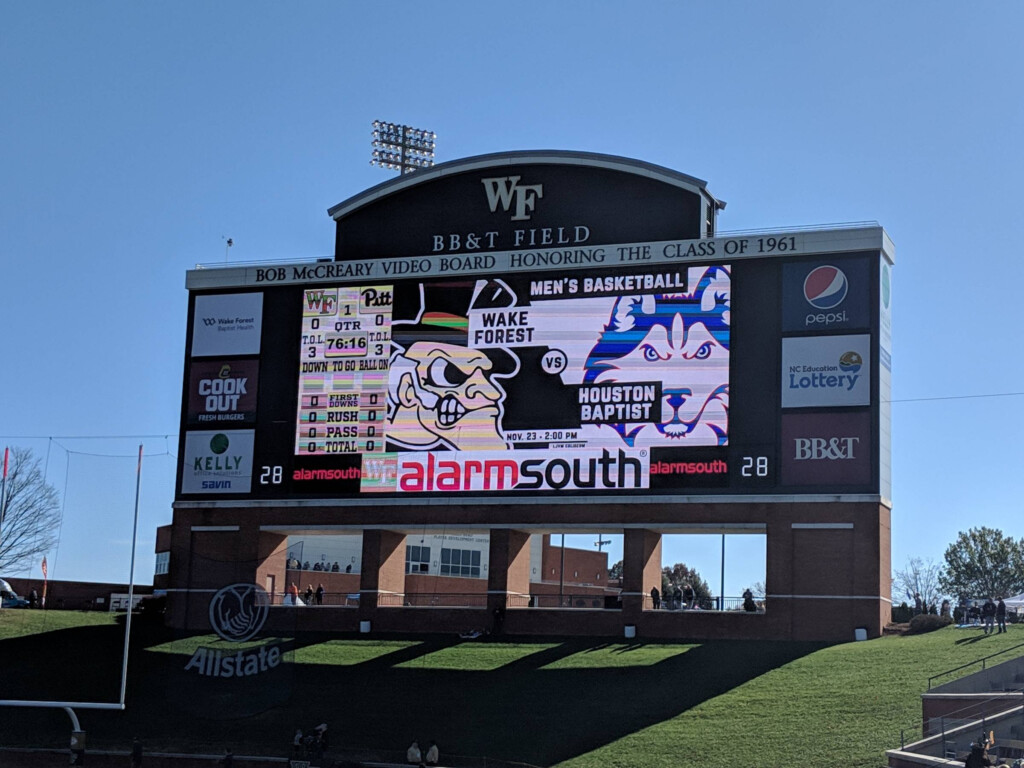 BB T Field Seating For Wake Forest Football RateYourSeats