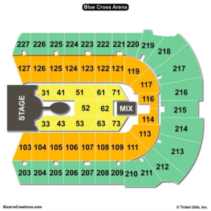 Blue Cross Arena Seating Chart Seating Charts Tickets - Seating-Chart.net