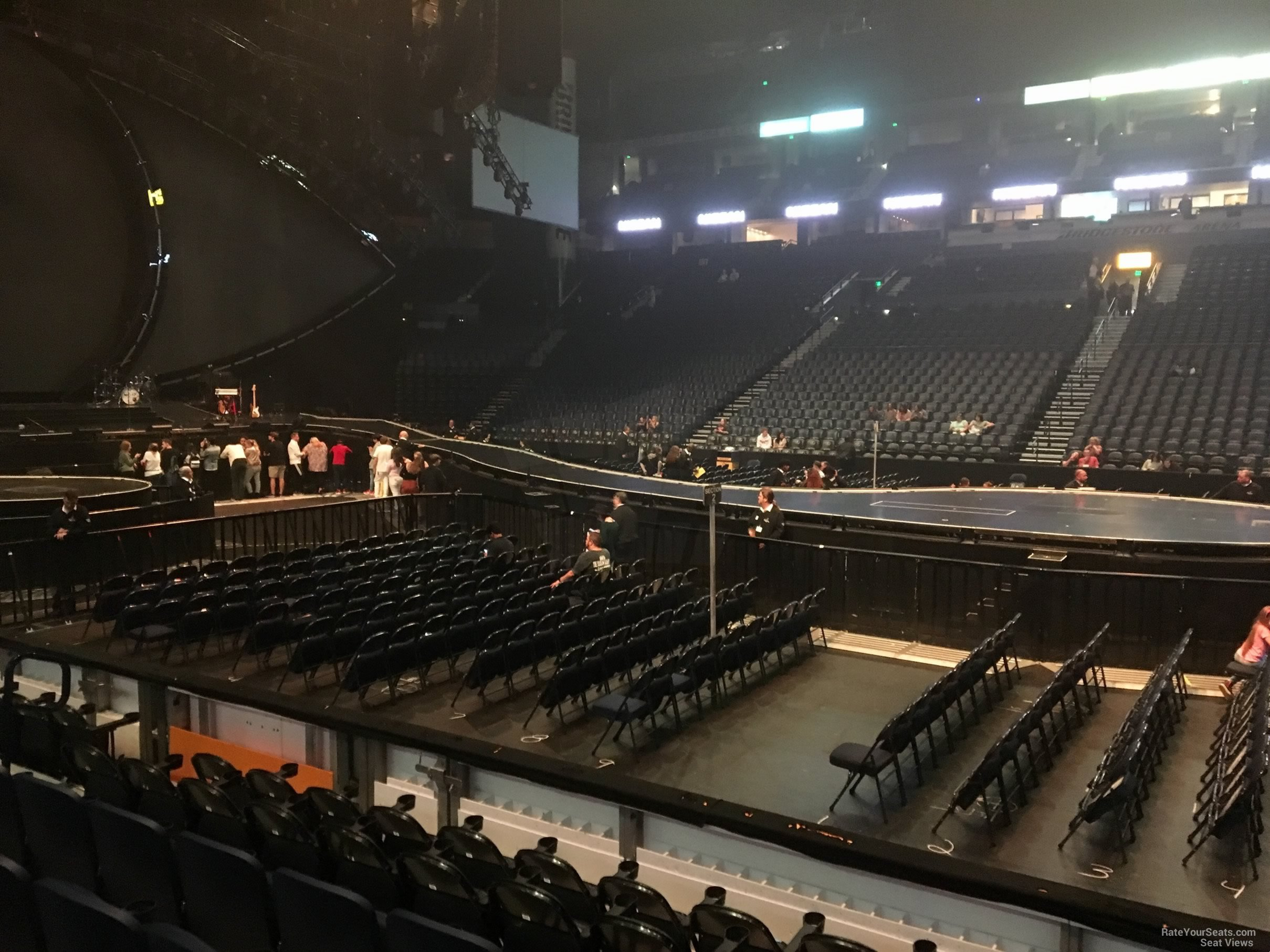 Bridgestone Arena Section 116 Concert Seating RateYourSeats Seating