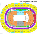 Brilliant Ppg Paints Arena Concert Seating Charts Seating Plan