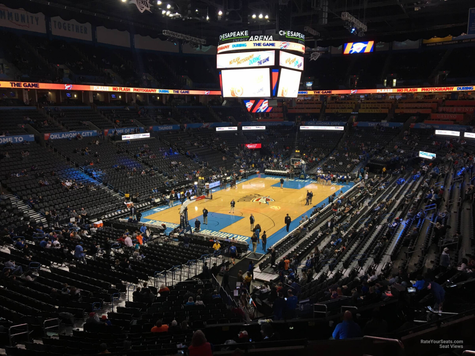 Chesapeake Energy Arena Section 213 Oklahoma City Thunder - Seating ...