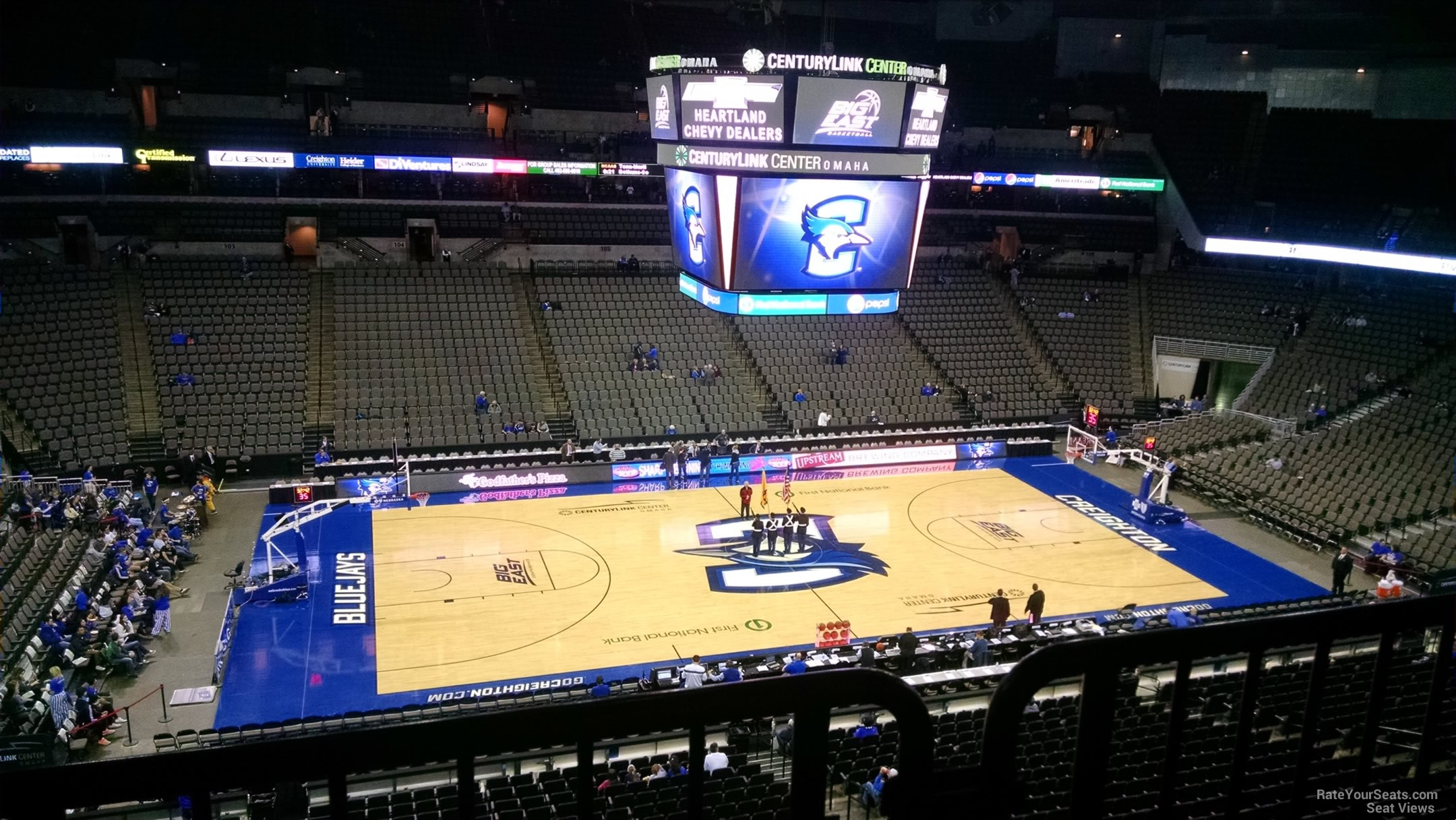 CHI Health Center Omaha Section 222 Creighton Basketball Seating