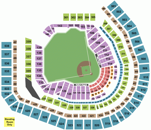 Citi Field Seating Chart Rows Seats And Club Seats