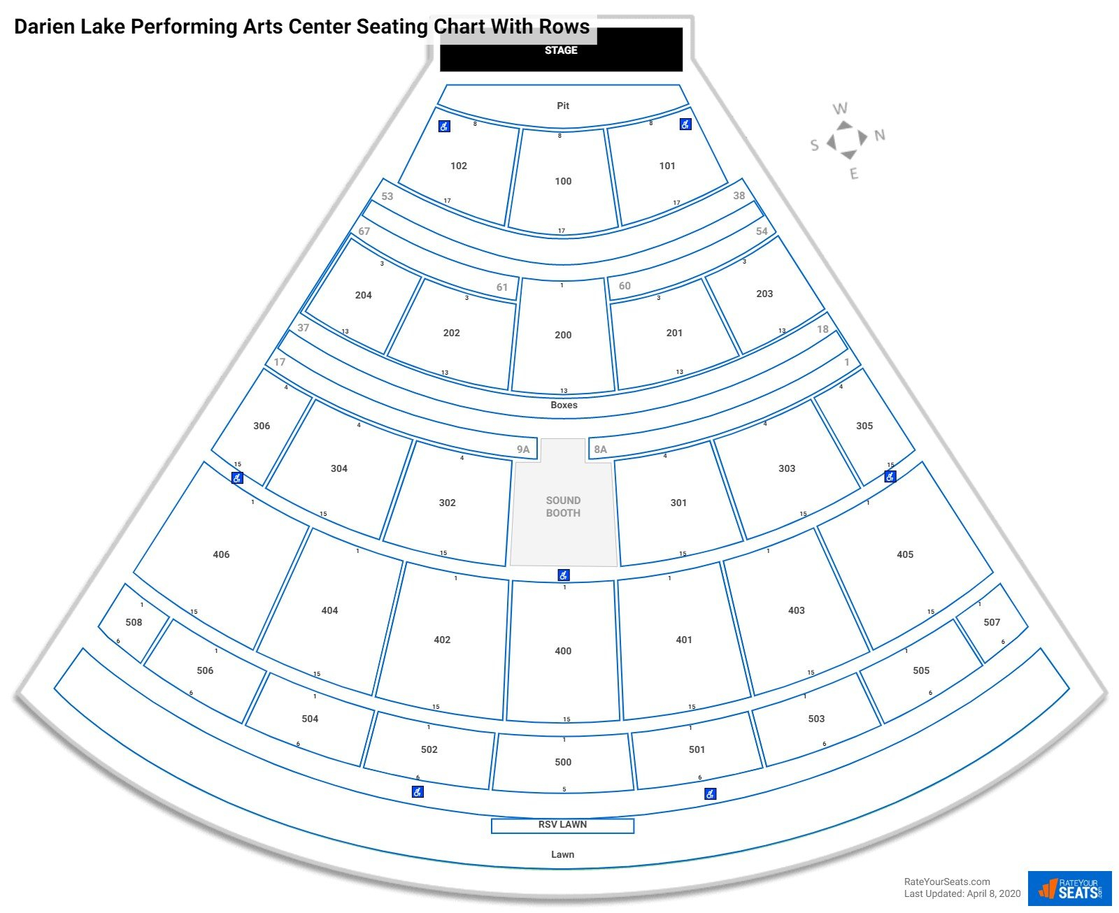 Darien Lake Concert Venue Seating Chart Cabinets Matttroy - Seating