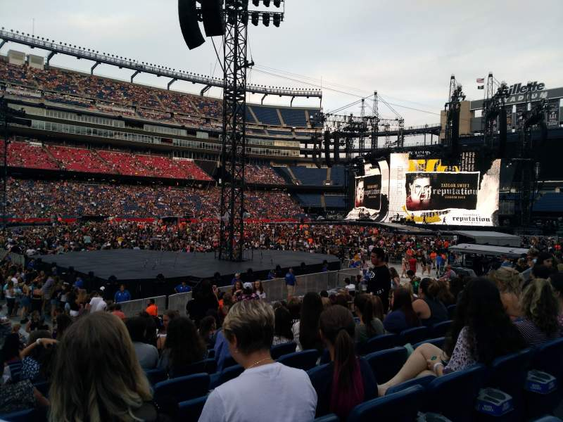 Gillette Stadium Seating Map Taylor Swift