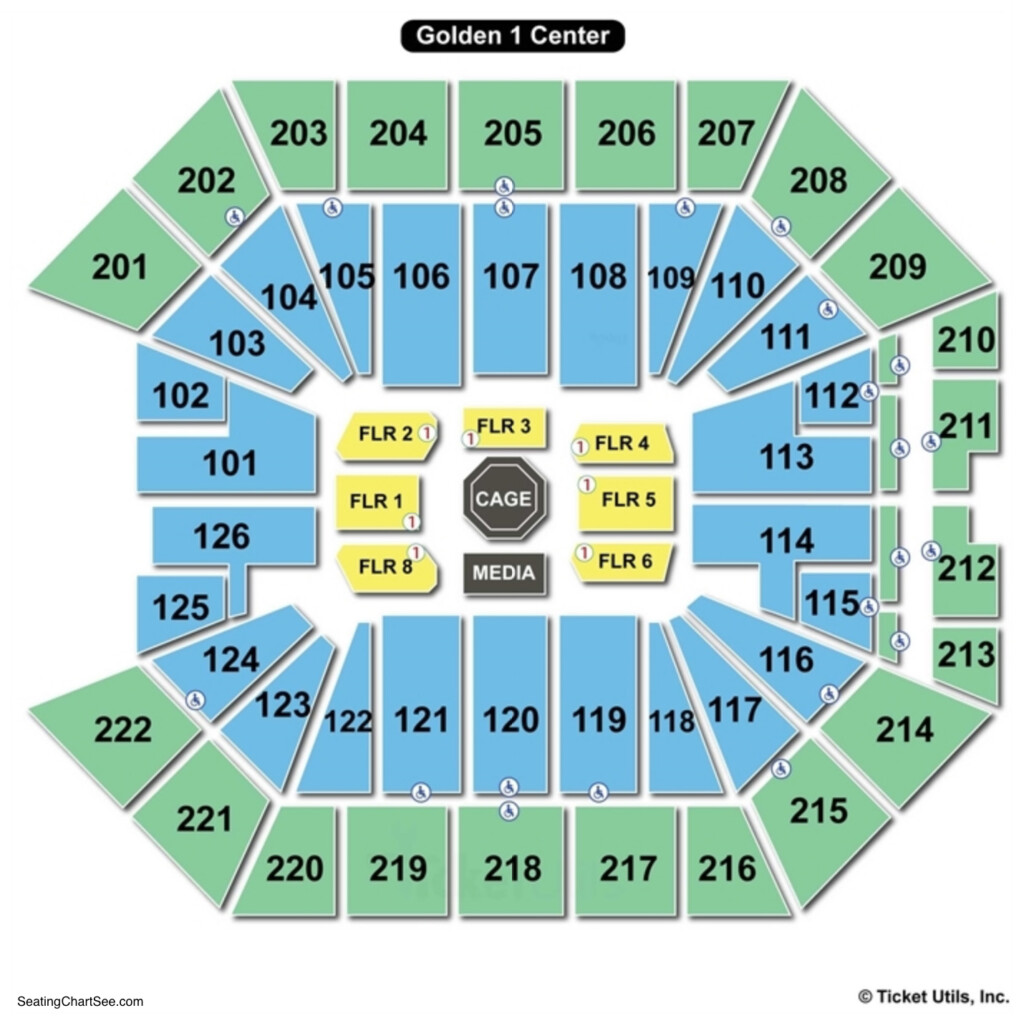 Golden 1 Center Seating Charts Views Games Answers Cheats