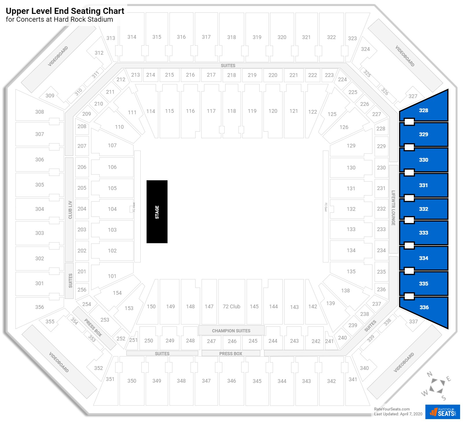 Hard Rock Stadium Seating For Concerts RateYourSeats