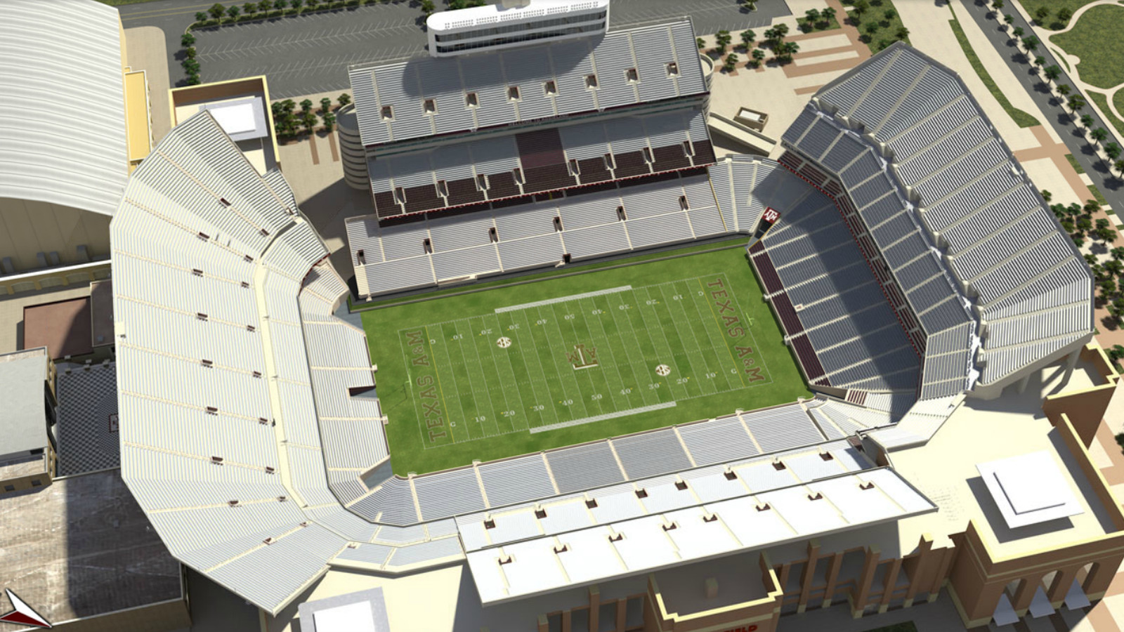 Interactive 3D Tour Of Renovated Kyle Field And Seating For 2014 Good 