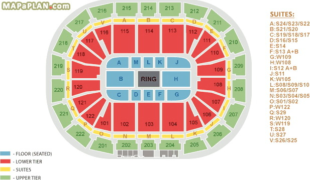 Manchester Arena Seating Plan Detailed Seat Numbers MapaPlan - Seating ...