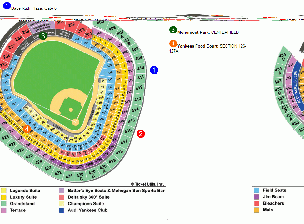MLB Ballpark Seating Charts Ballparks Of Baseball