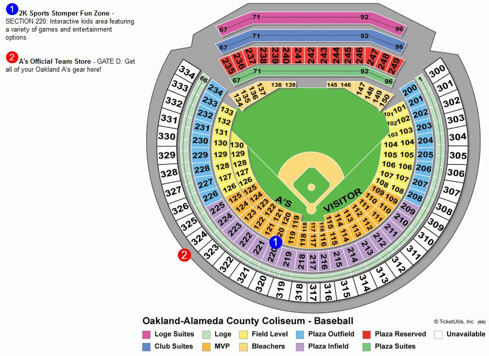 MLB Ballpark Seating Charts Ballparks Of Baseball