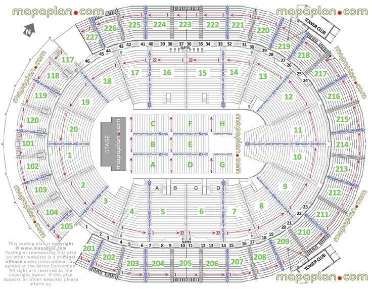 Moda Center Seating Chart With Rows And Seat Numbers Seating Charts 