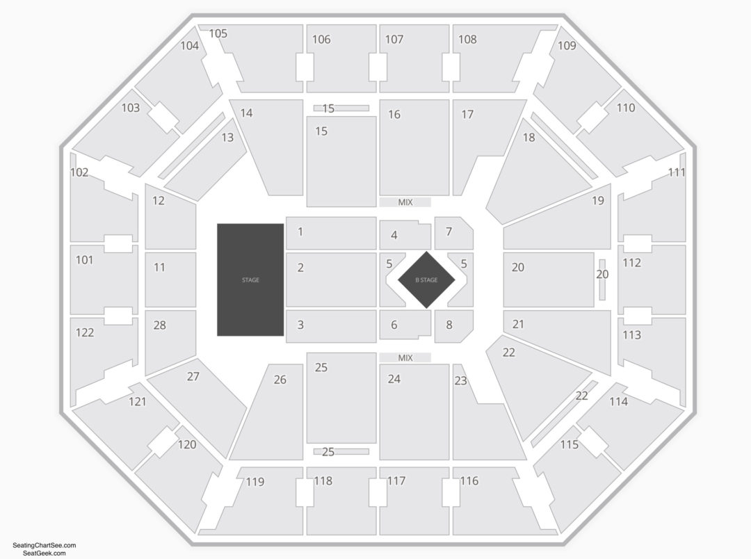 Mohegan Sun Arena Seating Chart Seating Charts Tickets