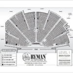 Nashville Number Chart Template Awesome Ryman Seating Chart Obstructed