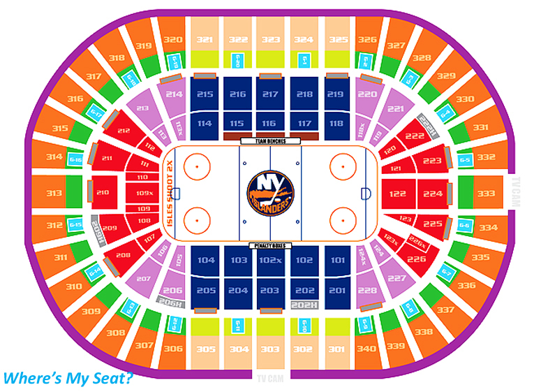 Nassau Veterans Memorial Coliseum Uniondale NY Seating Chart View