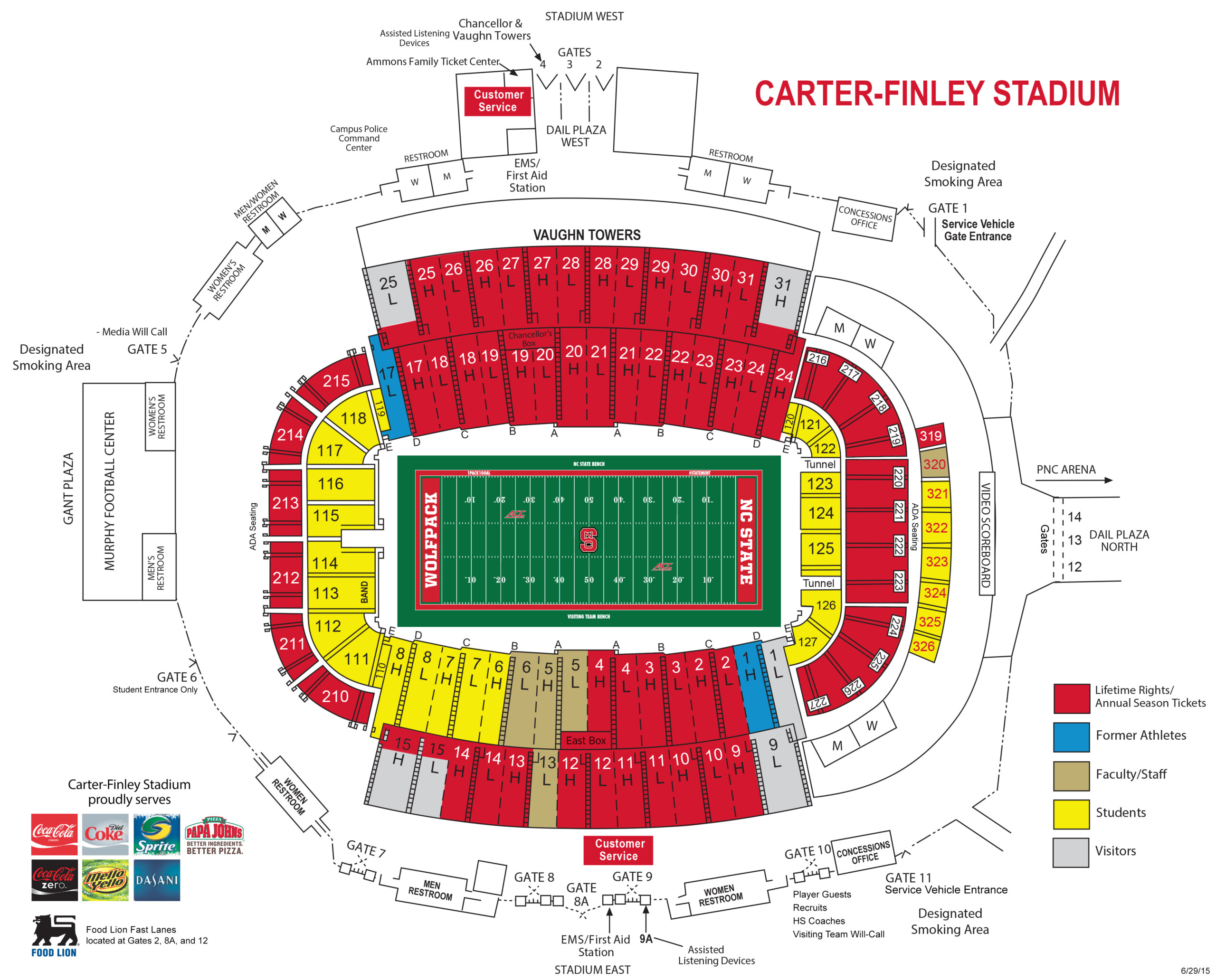 Nc State Carter Finley Stadium Seating Chart