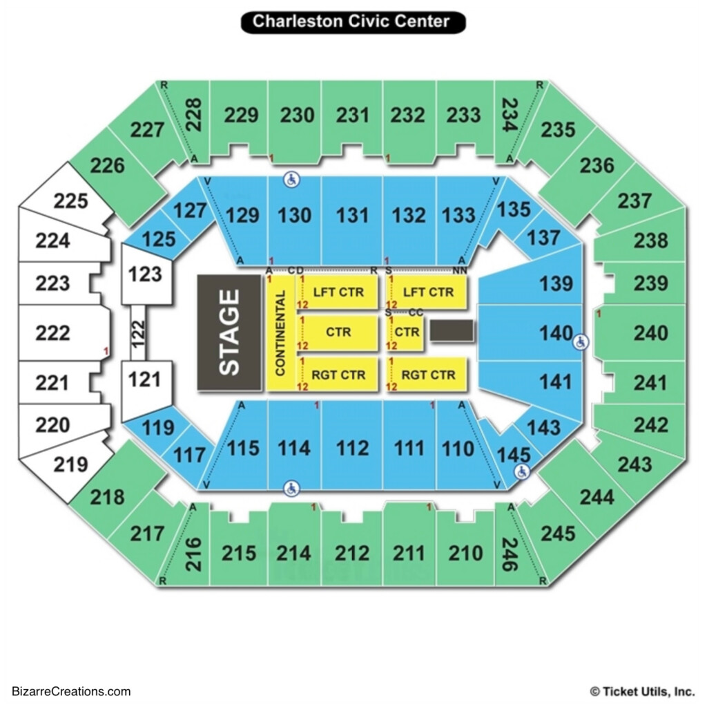 North Charleston Coliseum Seating Charts Views Games Answers Cheats