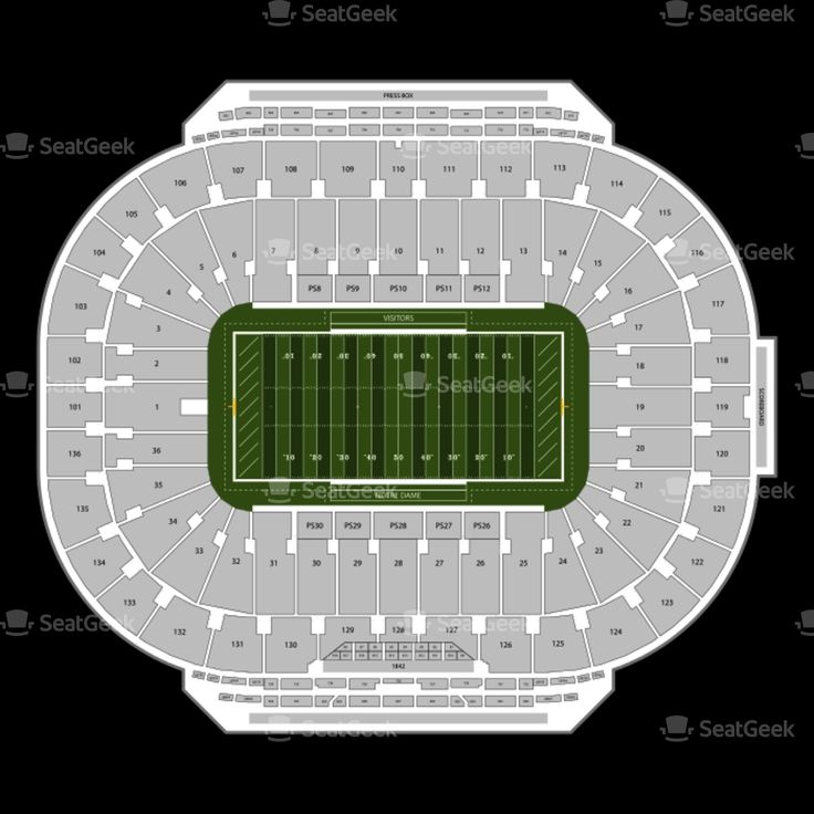 Notre Dame Stadium Seating Chart Notre Dame Football Stadium Seating 