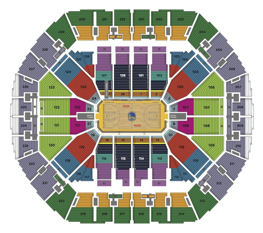 Oracle Arena Oakland CA Seating Chart View - Seating-Chart.net