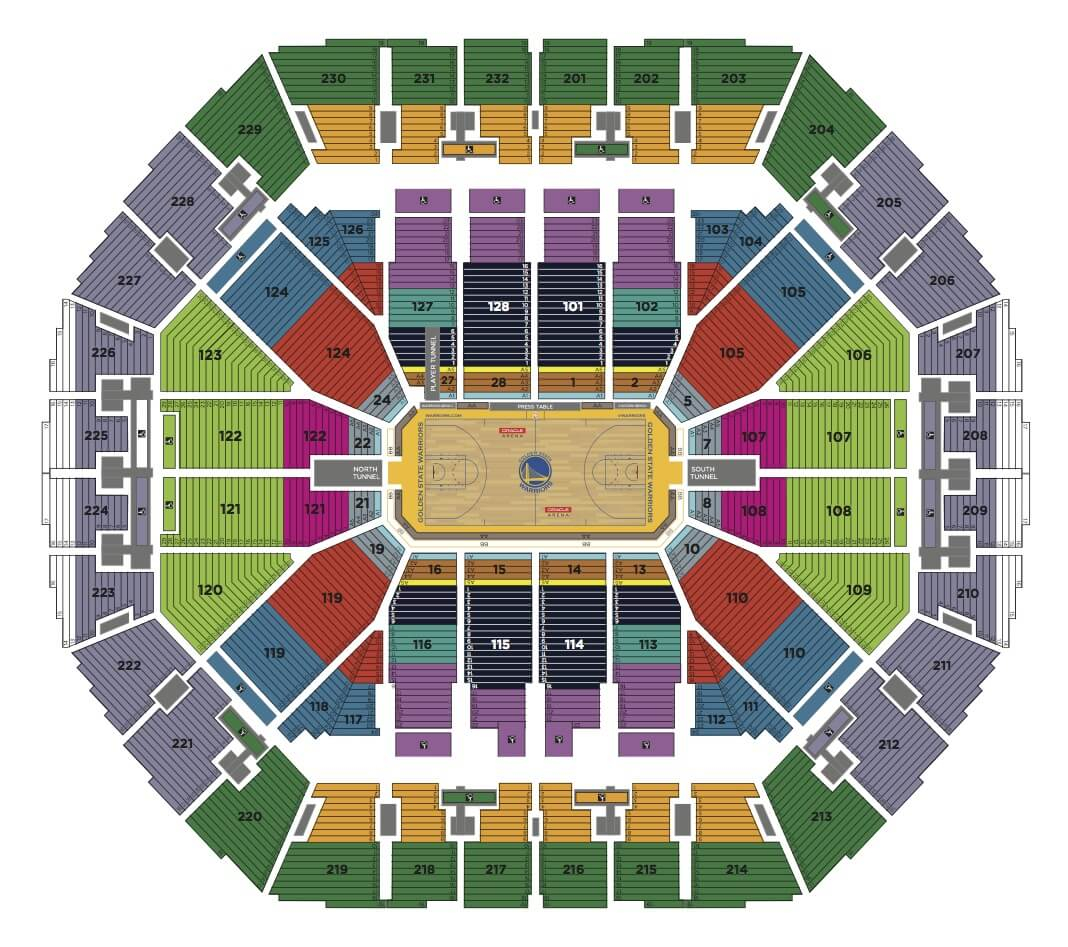 Oracle Arena Oakland CA Seating Chart View Seating Chart