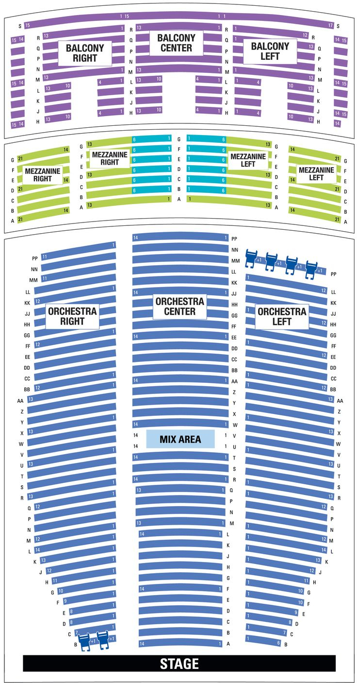 Paramount Denver Seating Map The Incredibles Floor Seats Orchestra