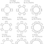 Party Center Round Table Sizes Table Seating Chart Table Seating