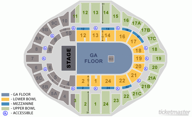 Peoria Civic Center Peoria Tickets Schedule Seating Chart Directions