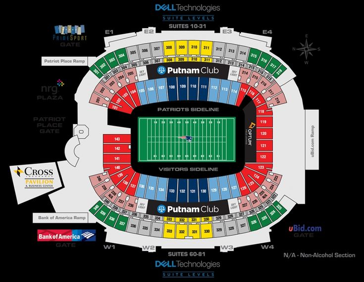 Tampa Stadium Seating Chart