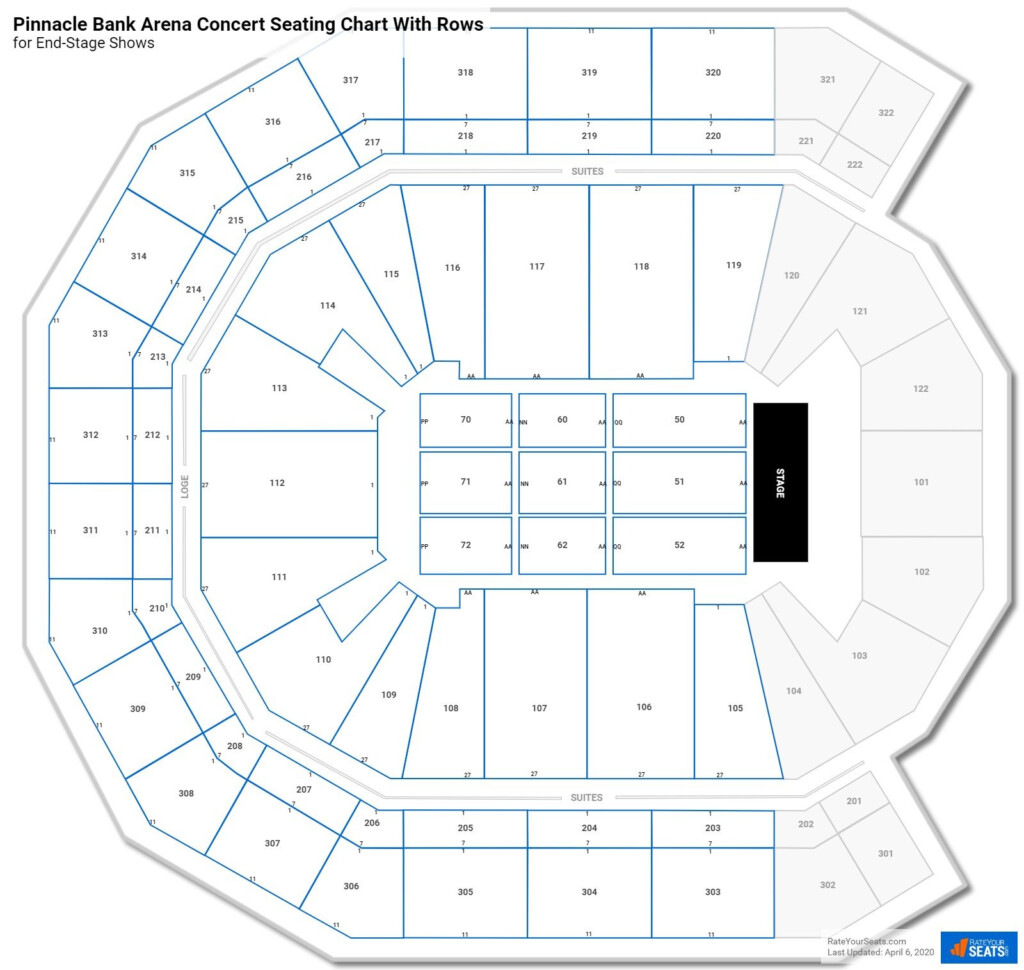 Pinnacle Bank Arena Seating Charts For Concerts RateYourSeats