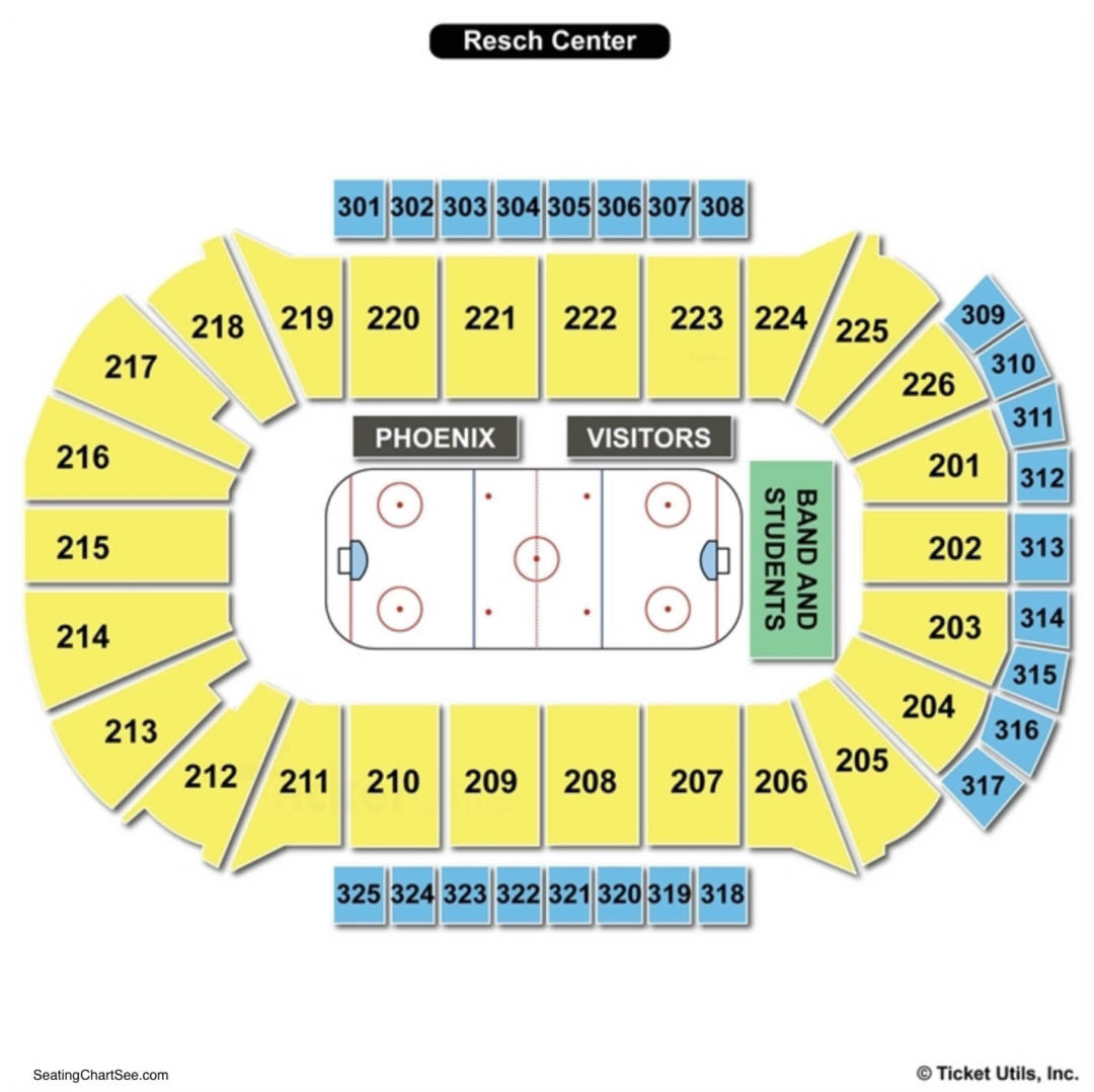 Resch Center Seating Chart Seating Charts Tickets