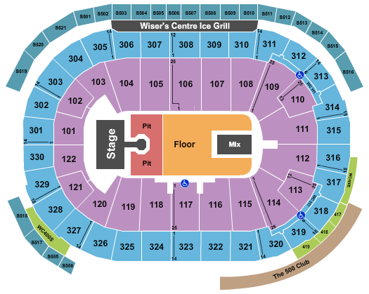 Rogers Arena Tickets Seating Chart Event Tickets Center