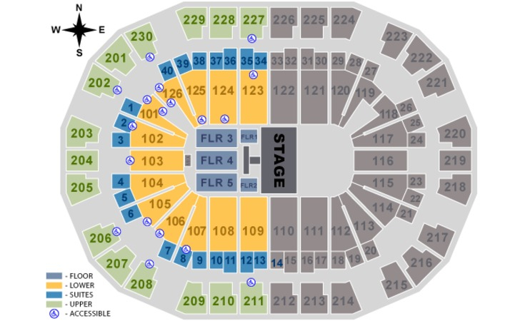 Save Mart Center Tickets In Fresno California Save Mart Center Seating