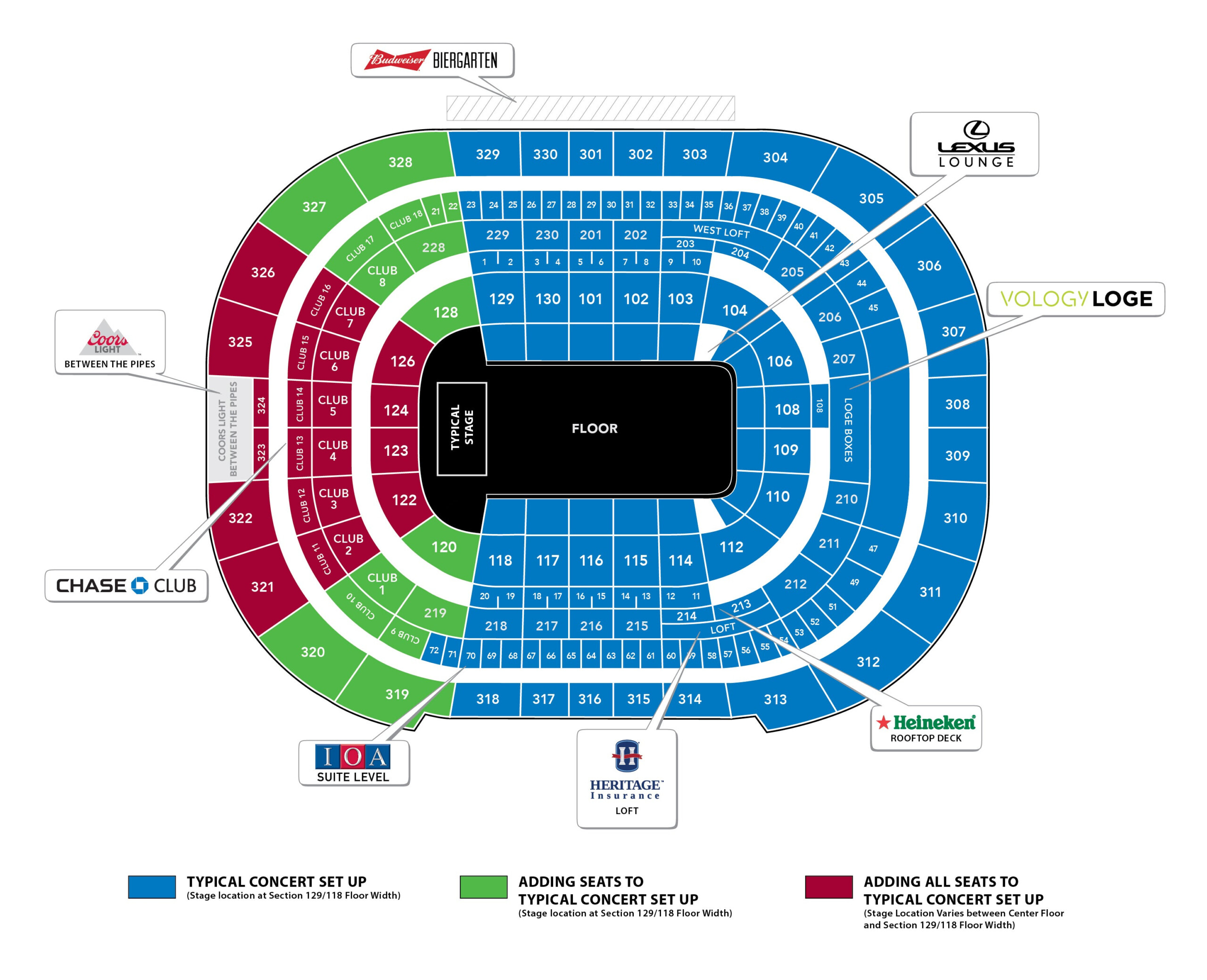 Seating Charts Amalie Arena