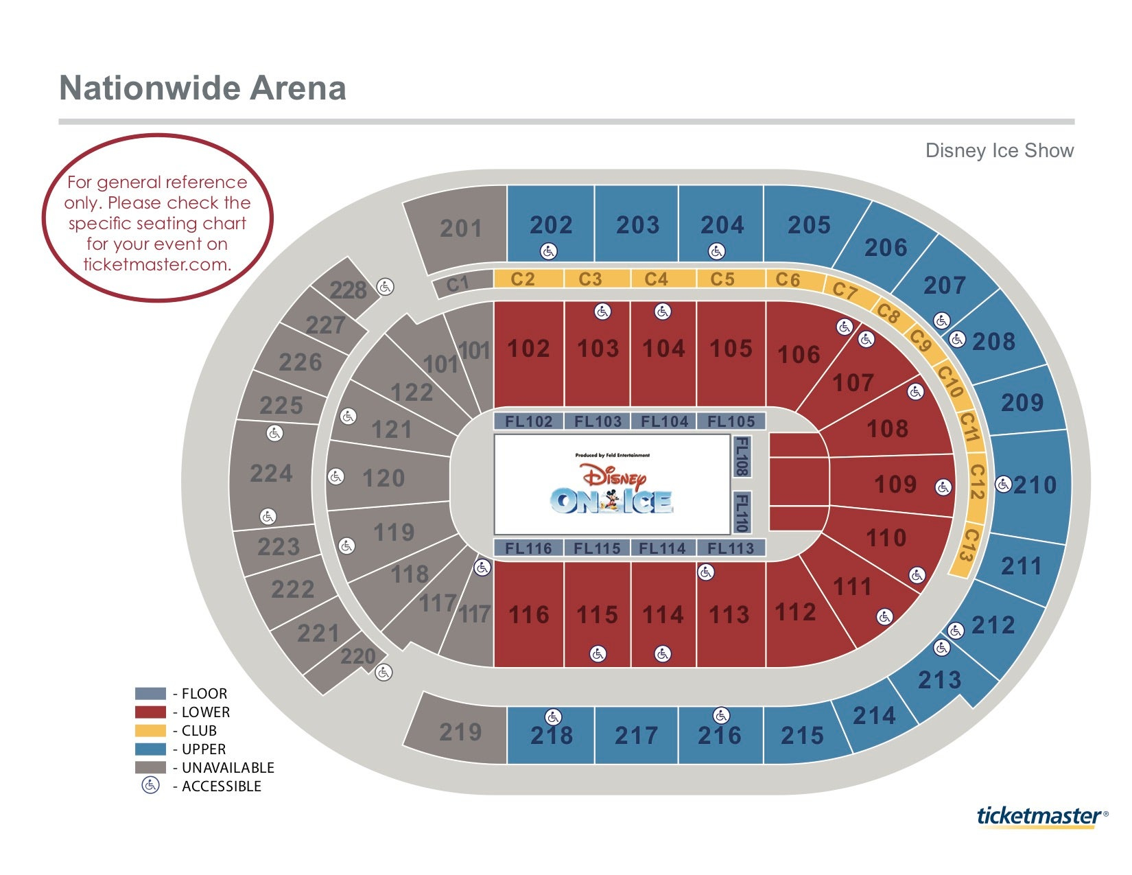 Seating Charts Nationwide Arena - Seating-Chart.net