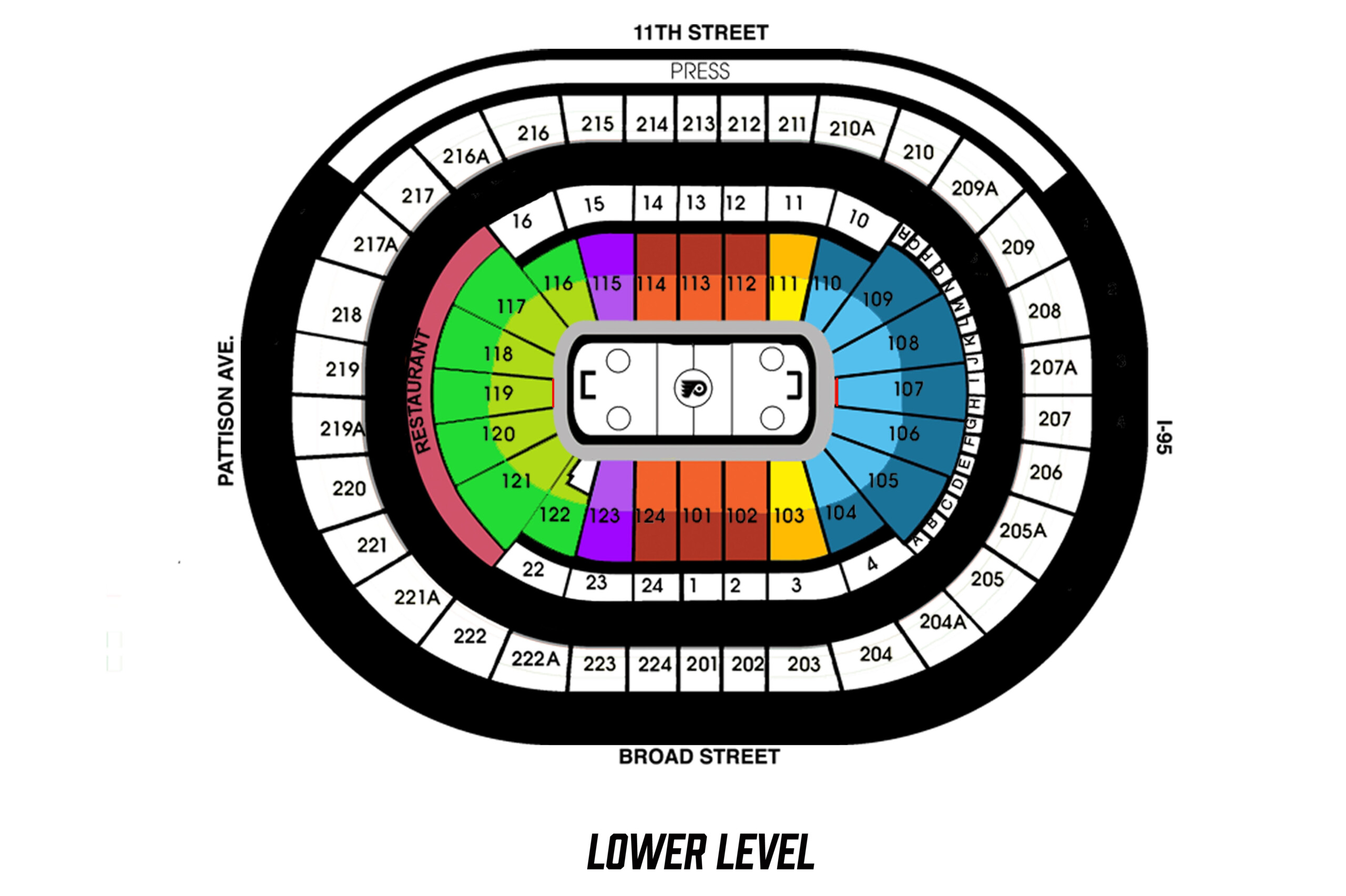 Seating Charts Wells Fargo Center