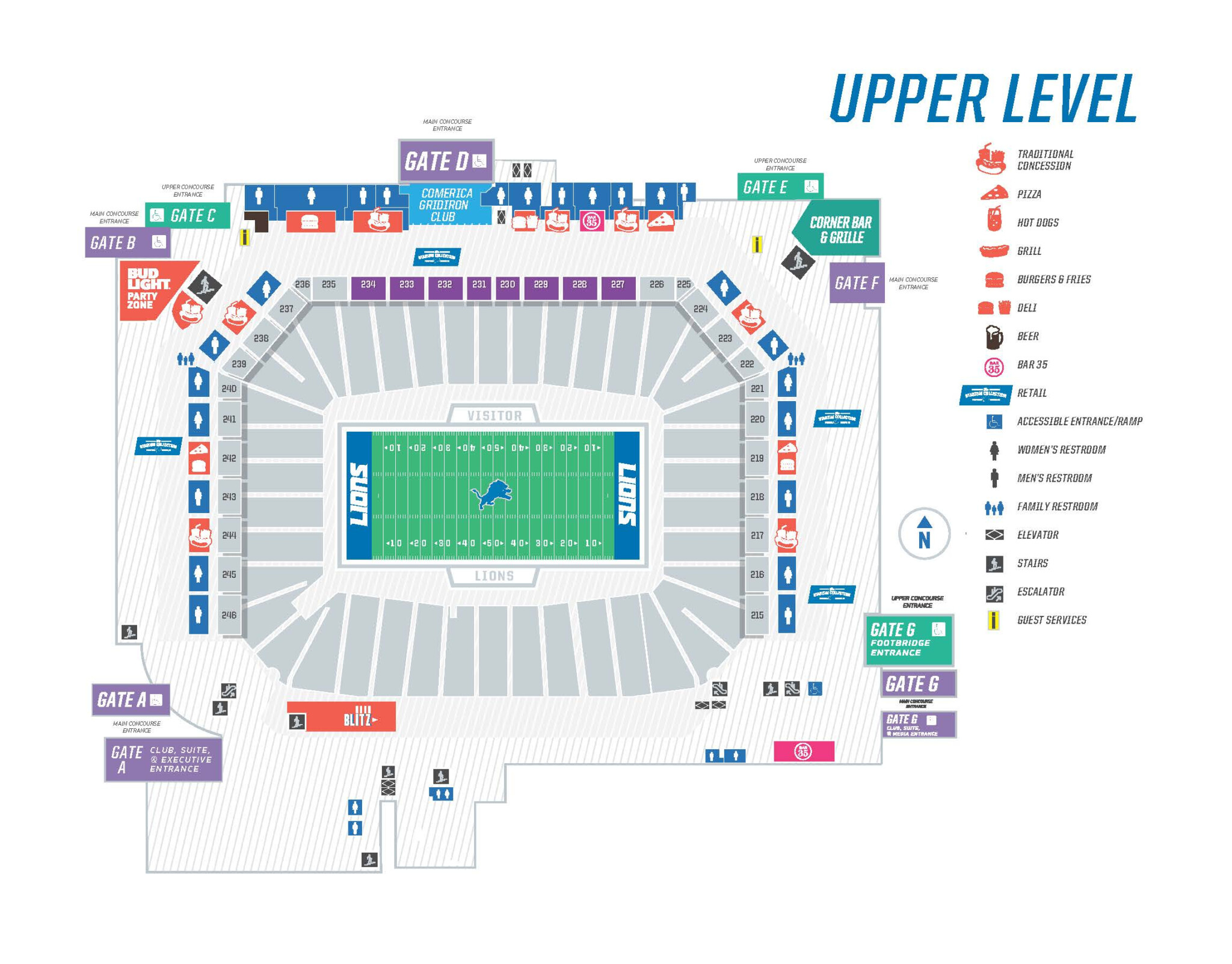 Ford Field Ac/dc Concert Seating Chart