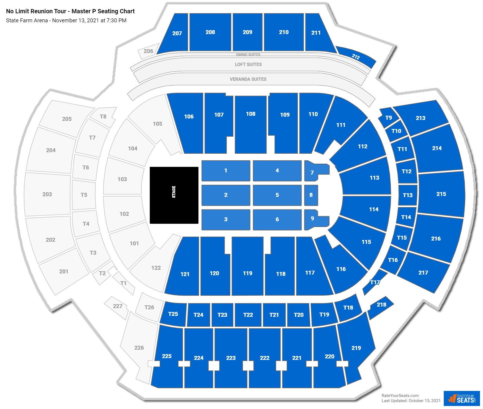 State Farm Arena Seating Charts For Concerts RateYourSeats