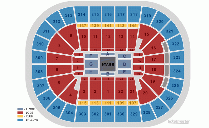 TD Garden Boston MA Seating Chart View