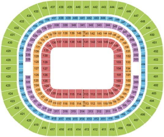 The Dome At America s Center Tickets In St Louis Missouri Seating 